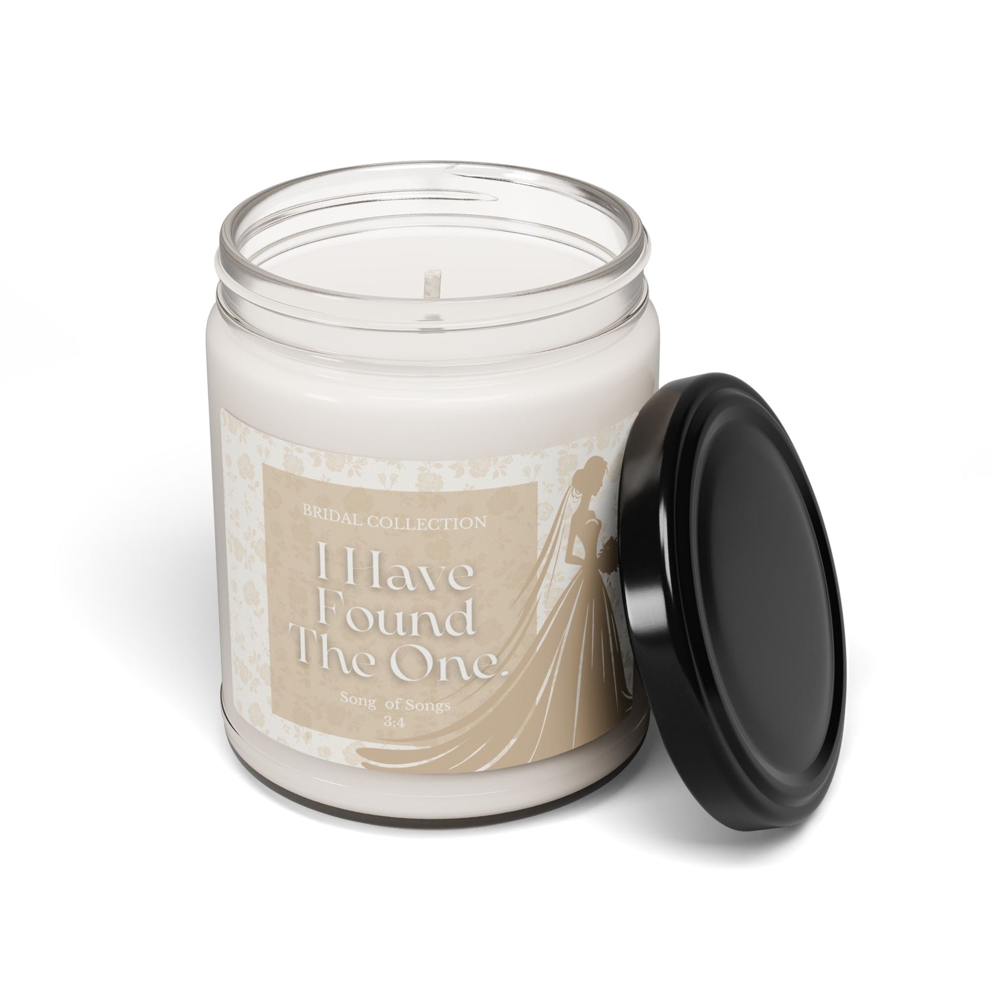 I Have Found The One Soy Candle - Christian Faith Romantic Scented Candle,  Wedding Gift Coconut & Cardamon