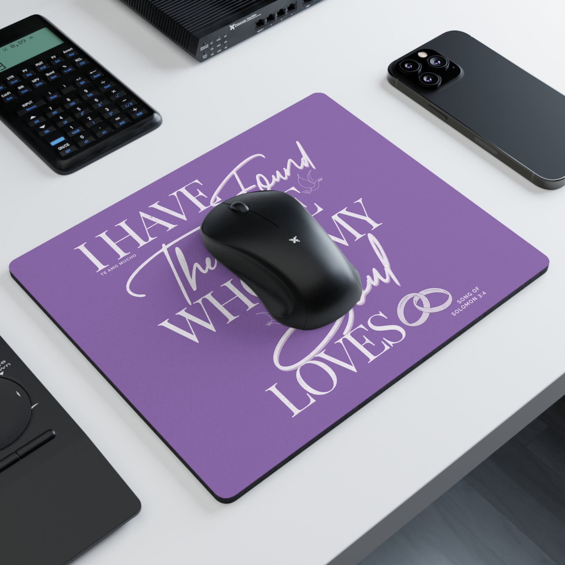 I Have Found The One Romantic Mouse Pad, Gift for Couples, Desk Decor, Inspirational Office Supply