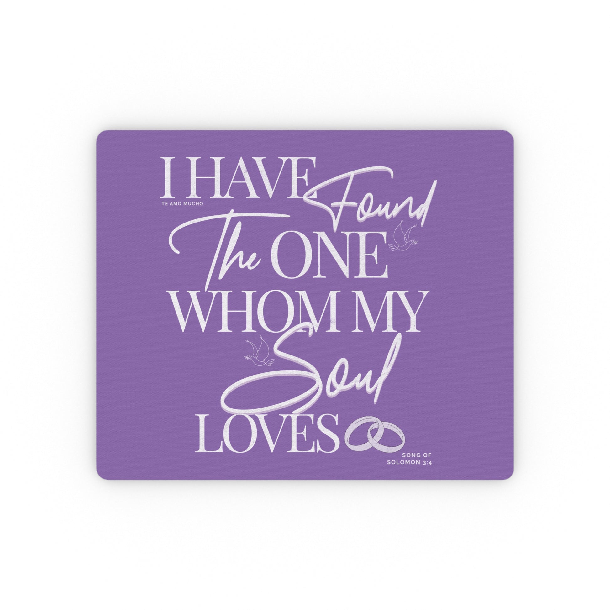 I Have Found The One Romantic Mouse Pad, Gift for Couples, Desk Decor, Inspirational Office Supply