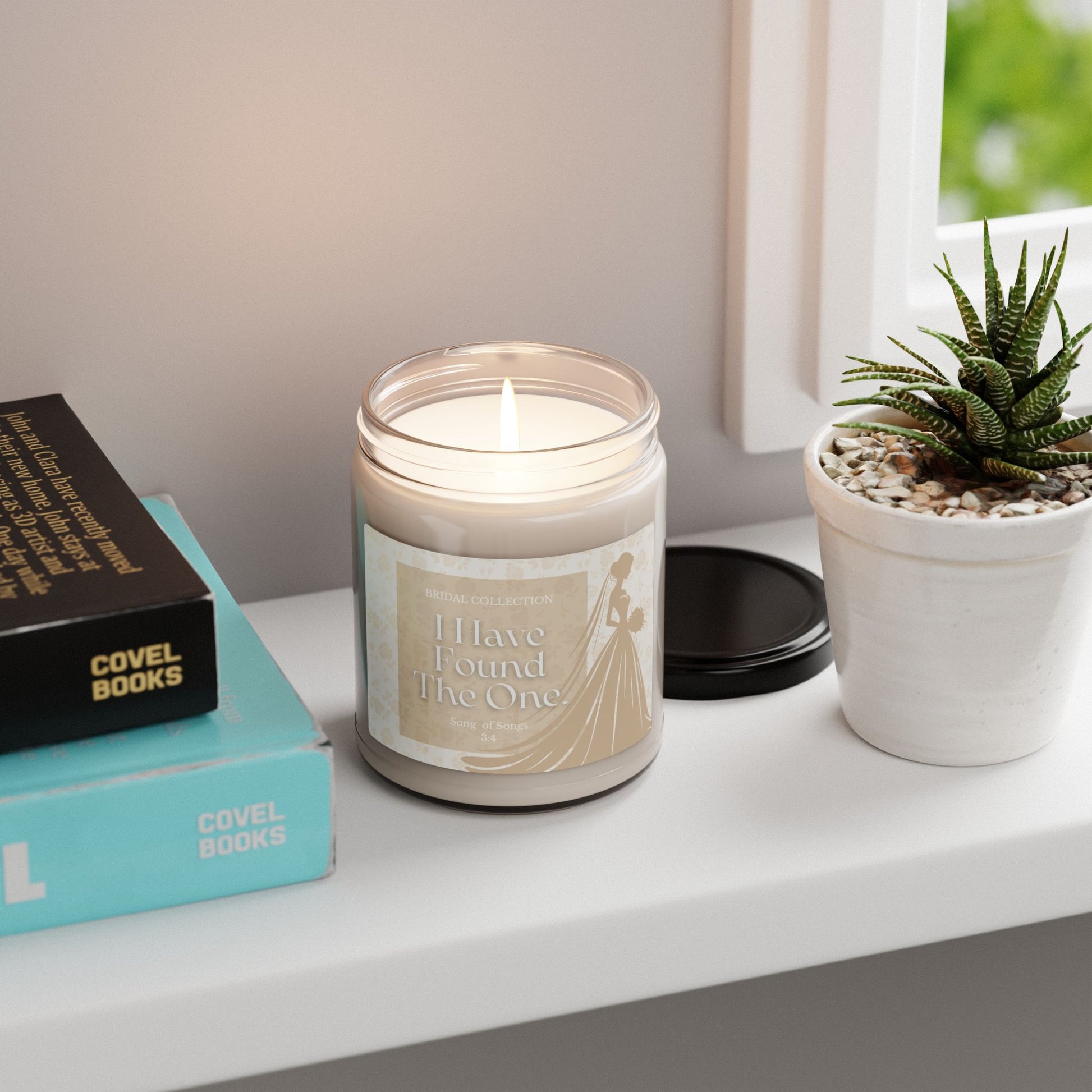 I Have Found The One Soy Candle - Christian Faith Romantic Scented Candle,  Wedding Gift Coconut & Cardamon