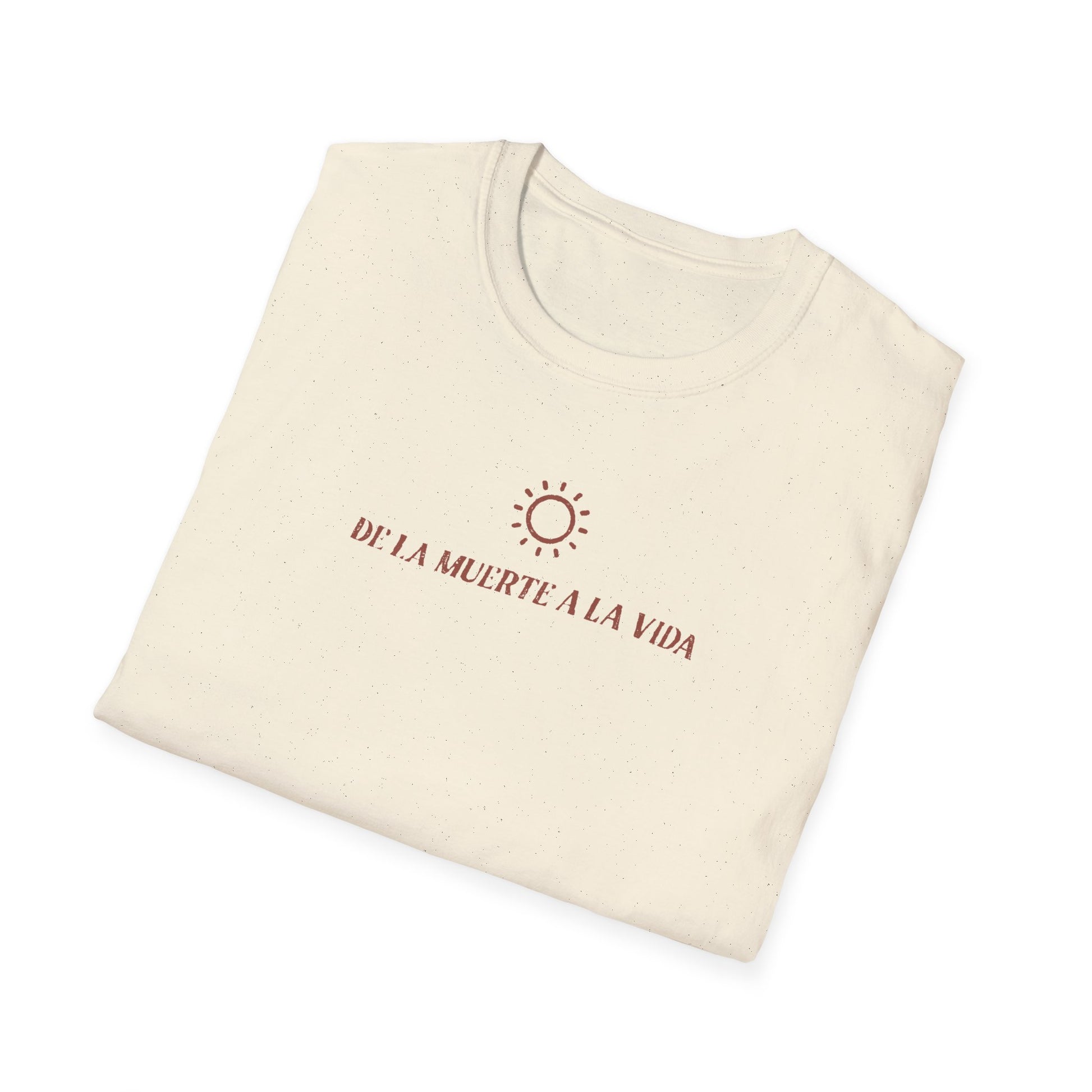 De La Muerte a La Vida Minimalist Christian Faith Spanish T-Shirt