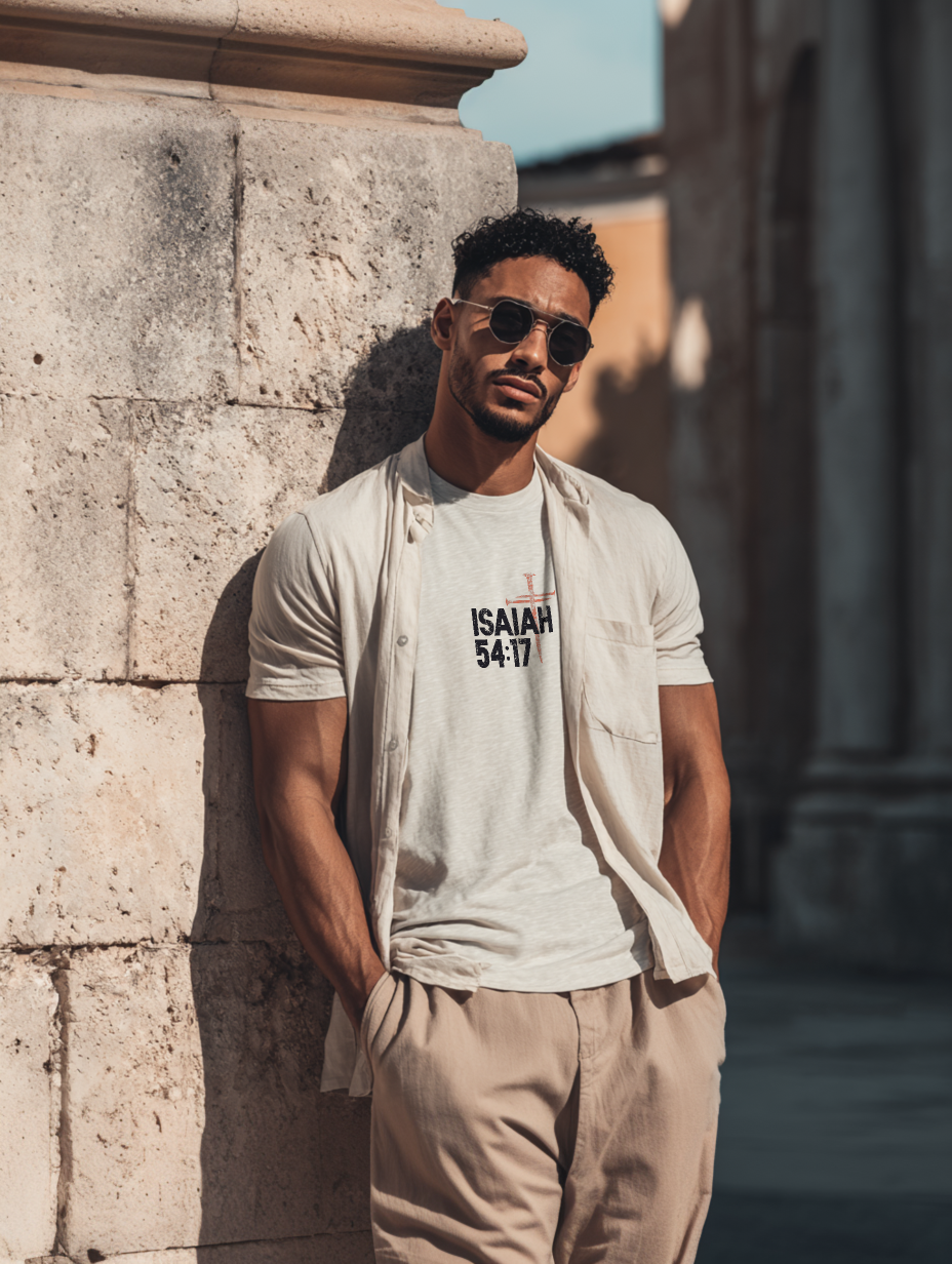 Isaiah 54:17 No Weapon Tee Scripture Faith T-Shirt, Christian Gift, Isaiah 54:17 Shirt