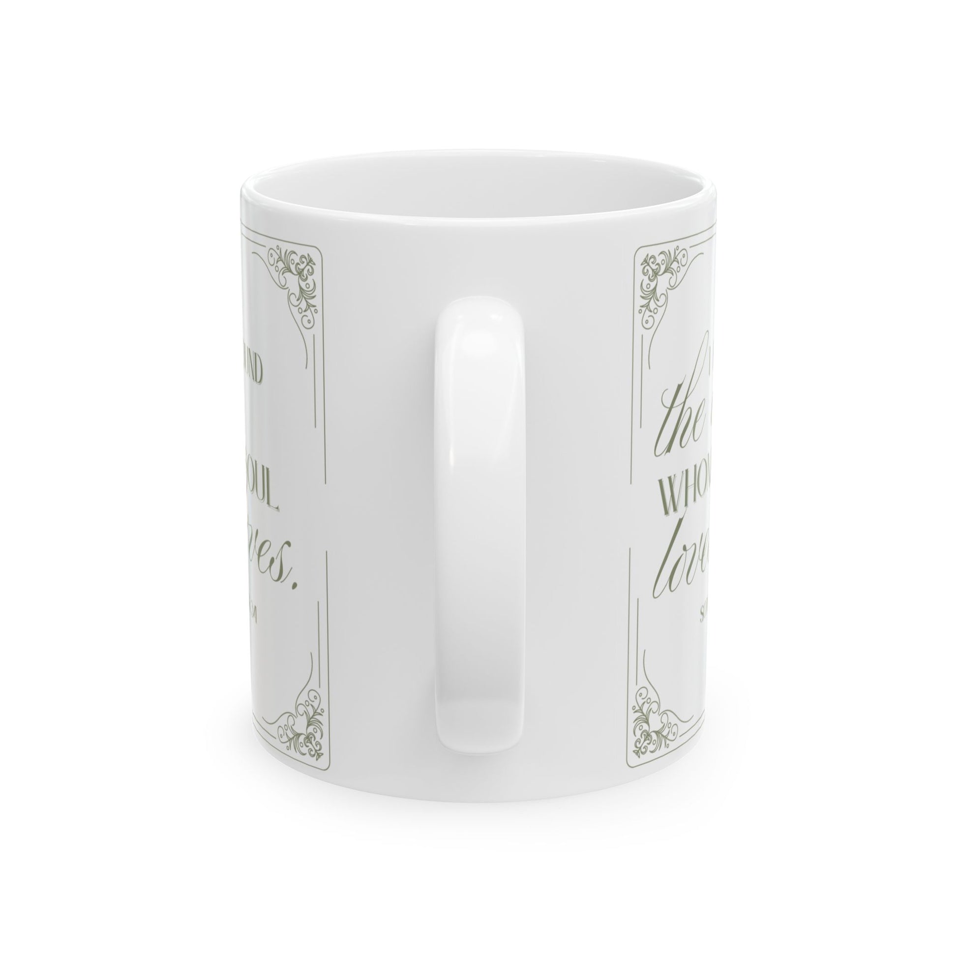 The One Love Christian Faith Bridal Ceramic Mug, Sage, Gift for Her, Coffee Lovers, Wedding Gift, Inspirational Mug