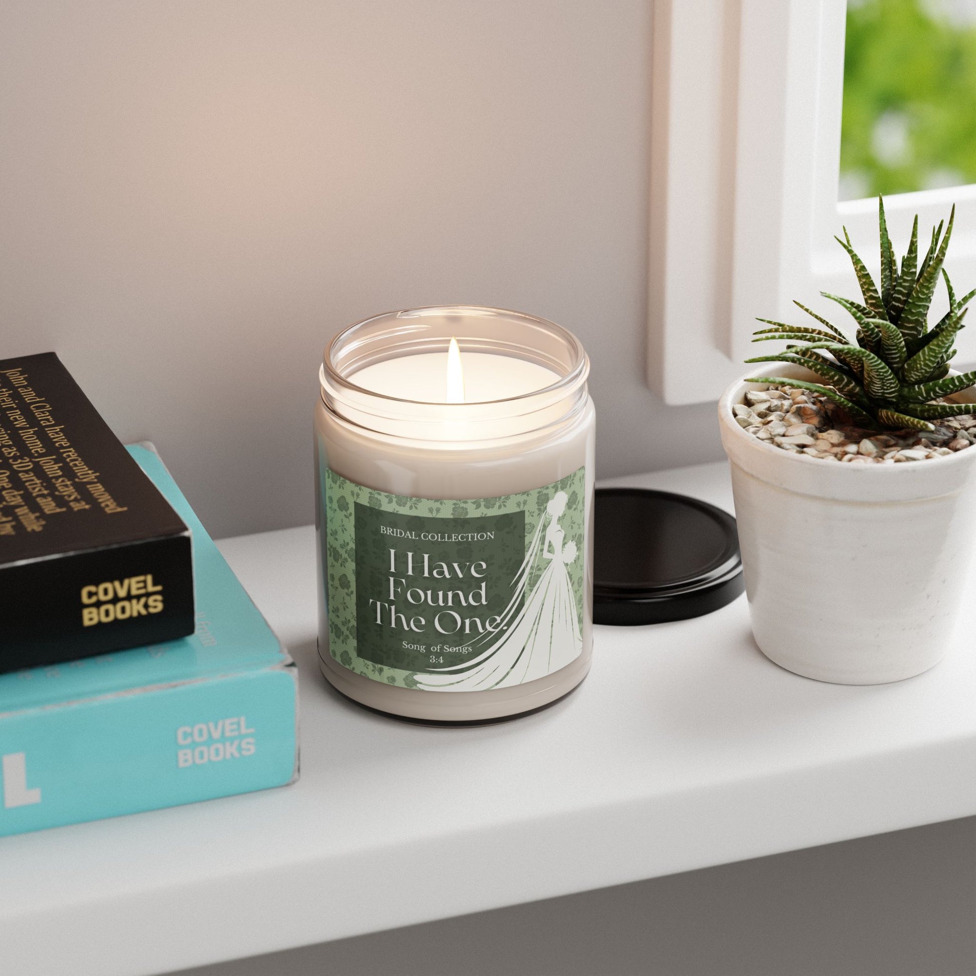 Christian Faith Bridal Collection Scented Soy Candle | Wedding Gift, Home Decor, Relaxation, Bridal Shower, Engagement, Peppered Passionfruit Scent