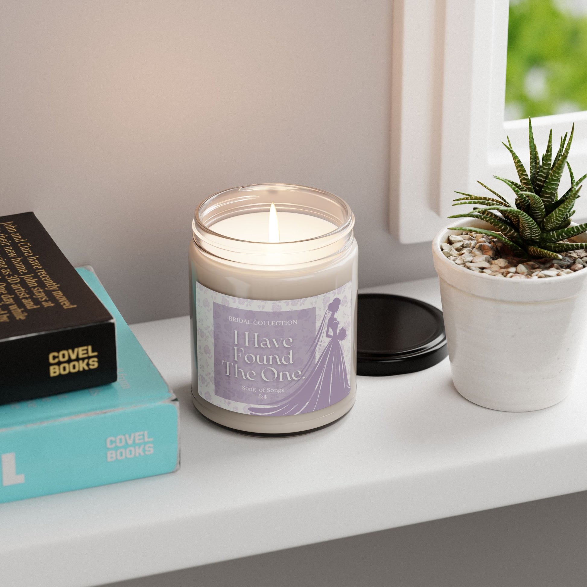 Christian Faith Romantic Scented Soy Candle, I Have Found The One, Wedding Gift, Home Decor, Self-Care, Relaxation, Engagement, White Sage & Lavender