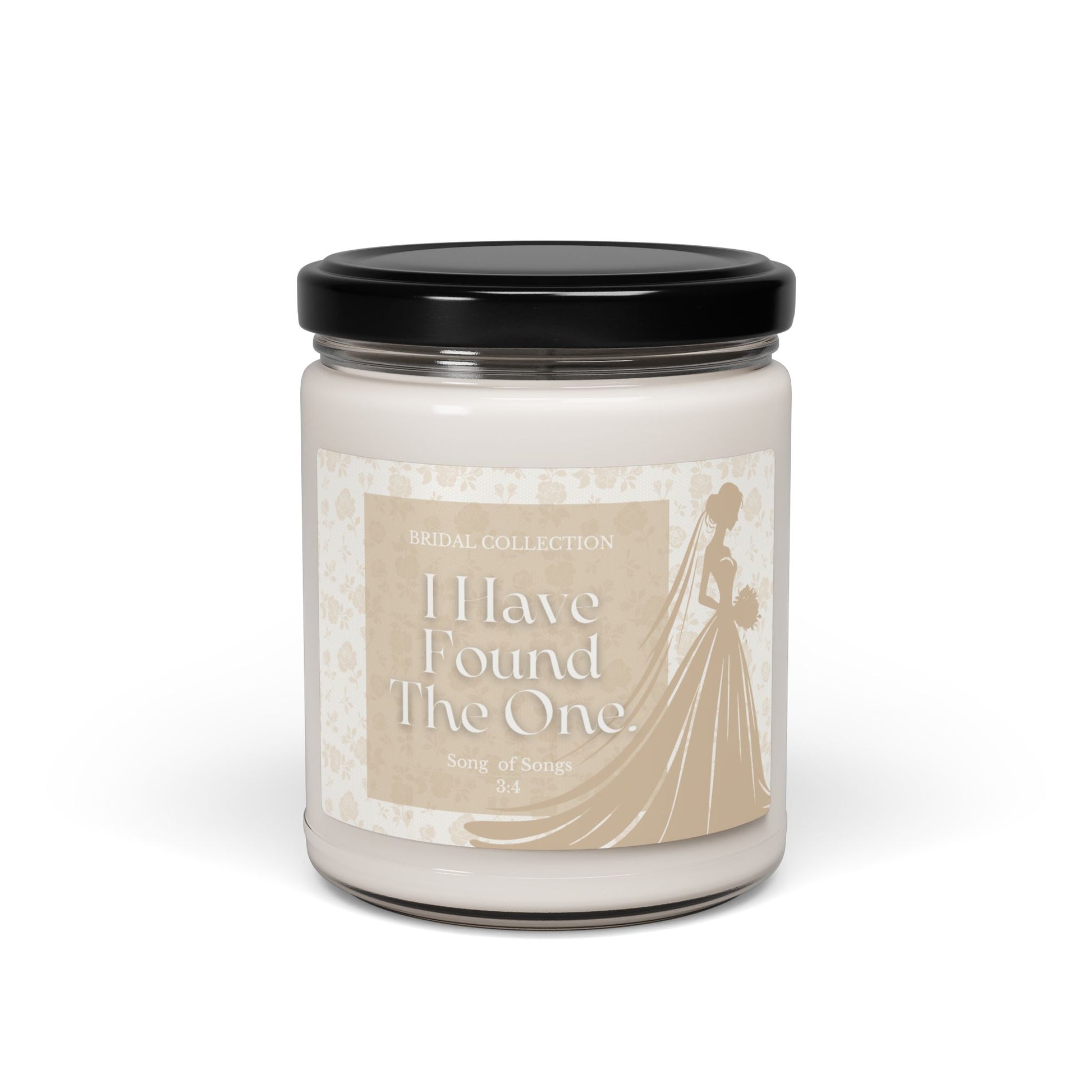 I Have Found The One Soy Candle - Christian Faith Romantic Scented Candle,  Wedding Gift Coconut & Cardamon