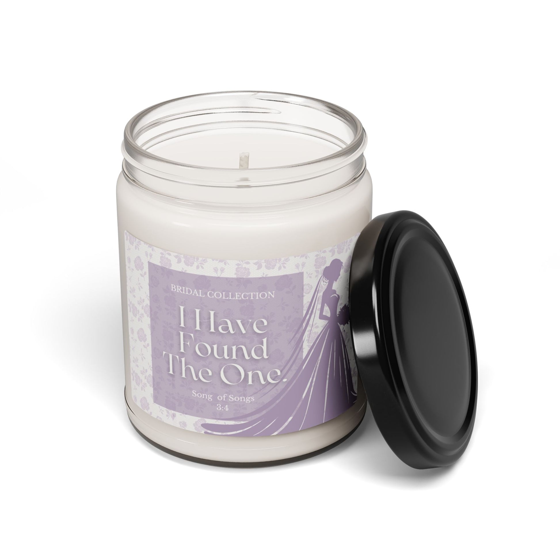 Christian Faith Romantic Scented Soy Candle, I Have Found The One, Wedding Gift, Home Decor, Self-Care, Relaxation, Engagement, White Sage & Lavender