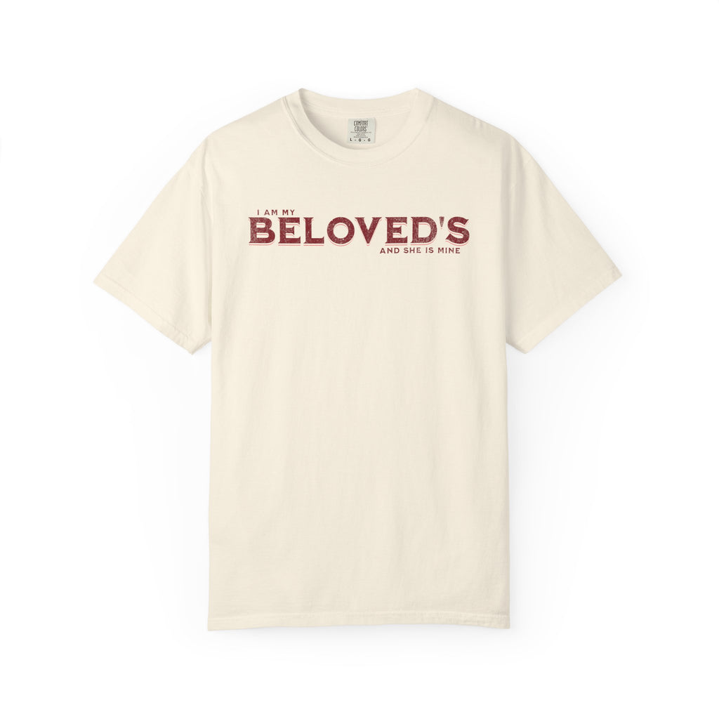 Beloved Ivory Christian Faith Men's Casual Tee Couple's Matching Apparel