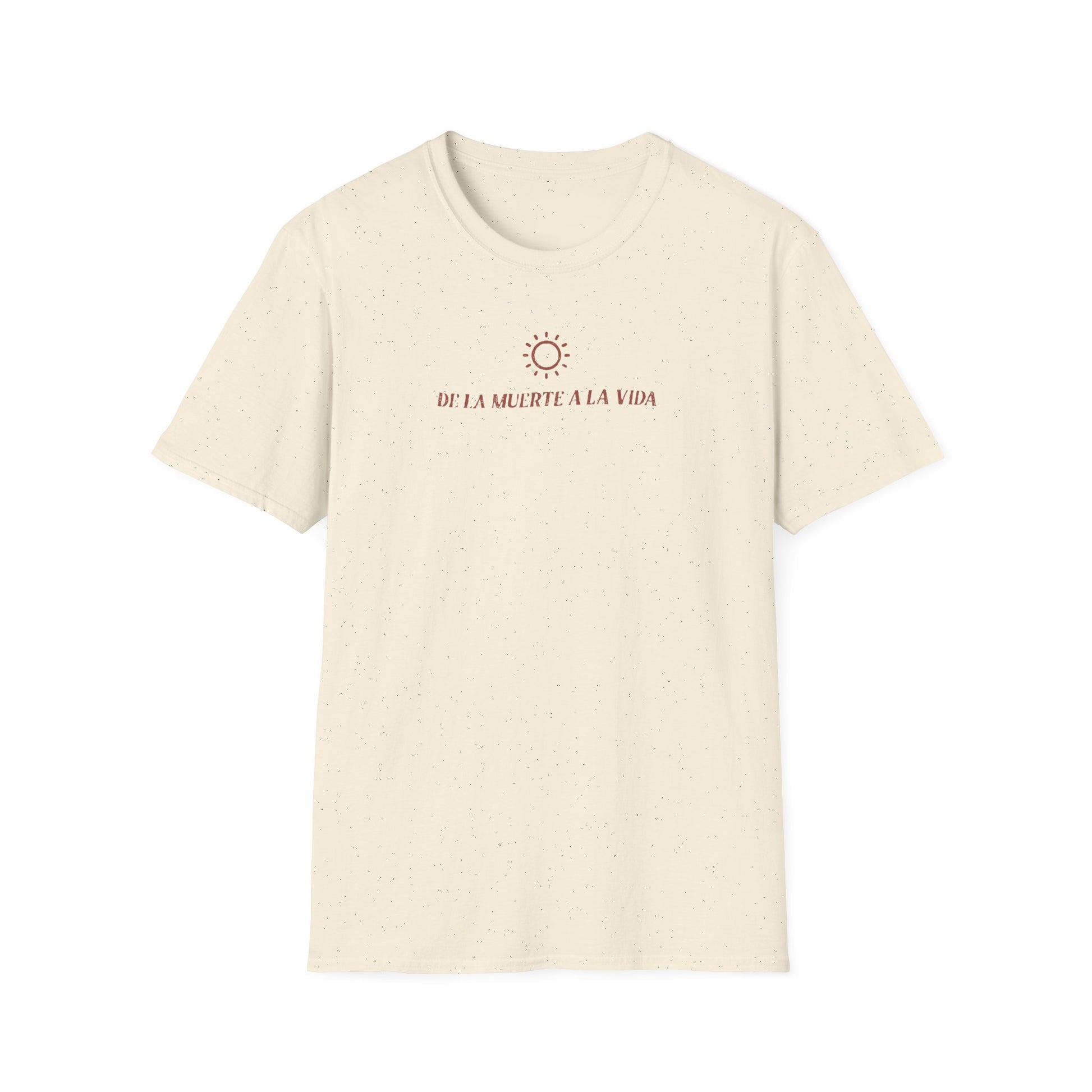 De La Muerte a La Vida Minimalist Christian Faith Spanish T-Shirt