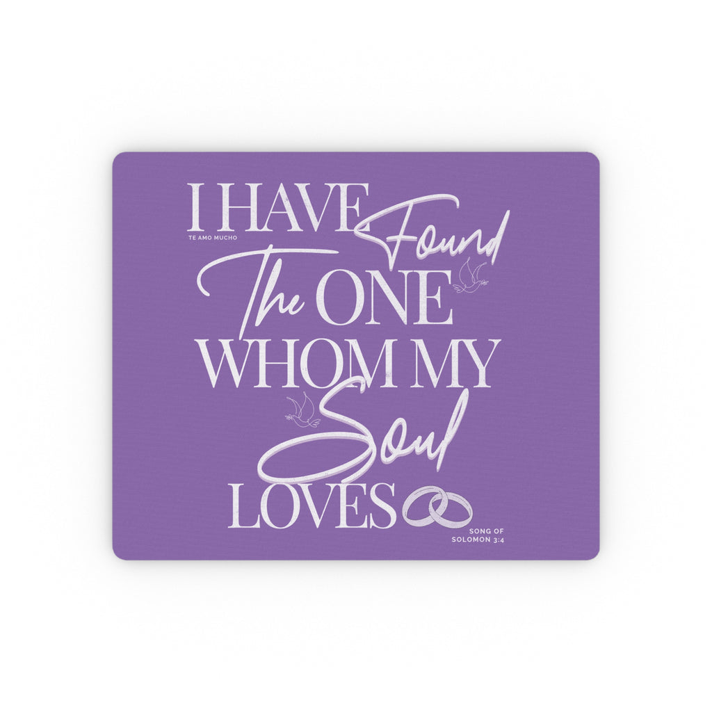 I Have Found The One Romantic Mouse Pad, Gift for Couples, Desk Decor, Inspirational Office Supply