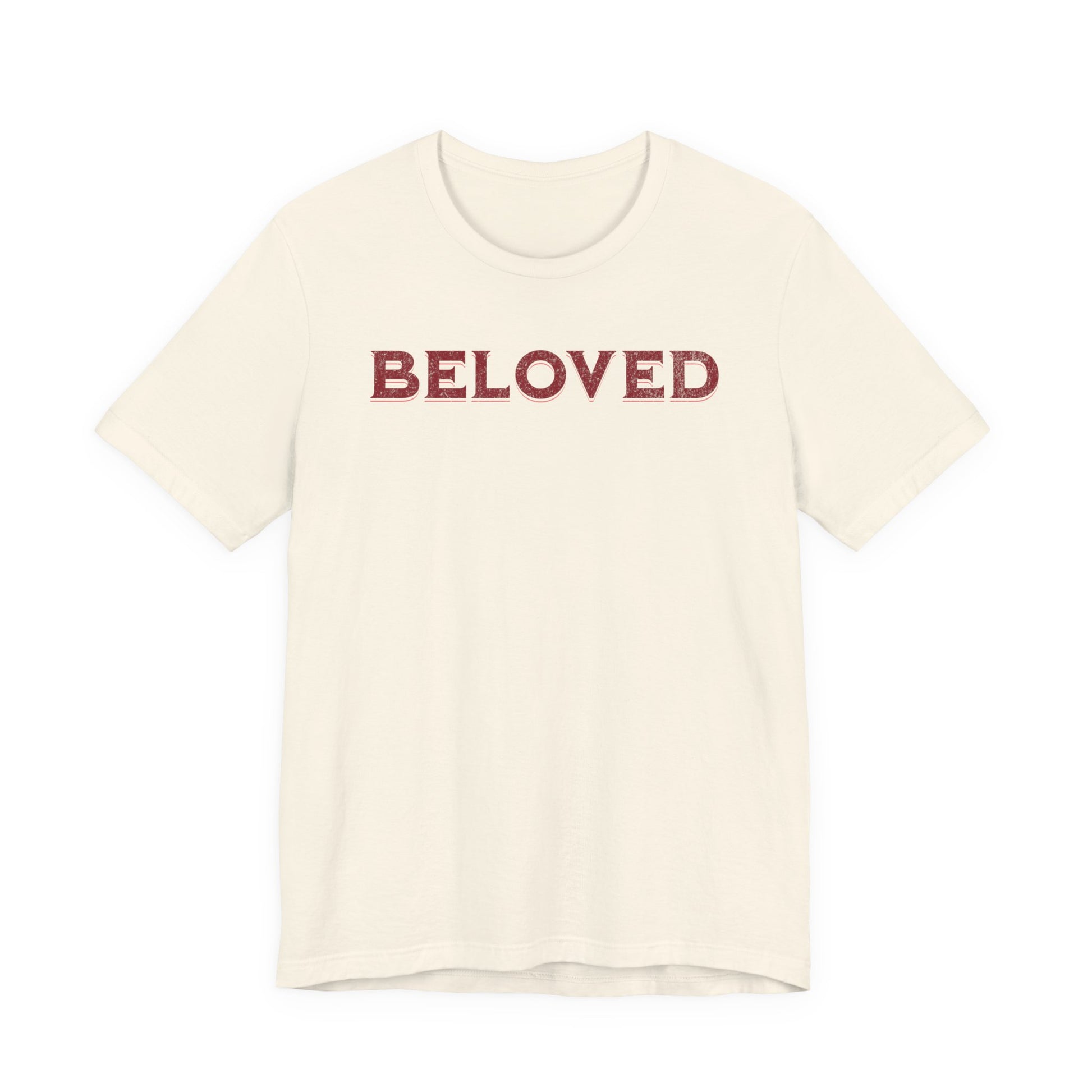 Women's Beloved Ivory Christian Faith  Casual Tee Couple's Matching Apparel