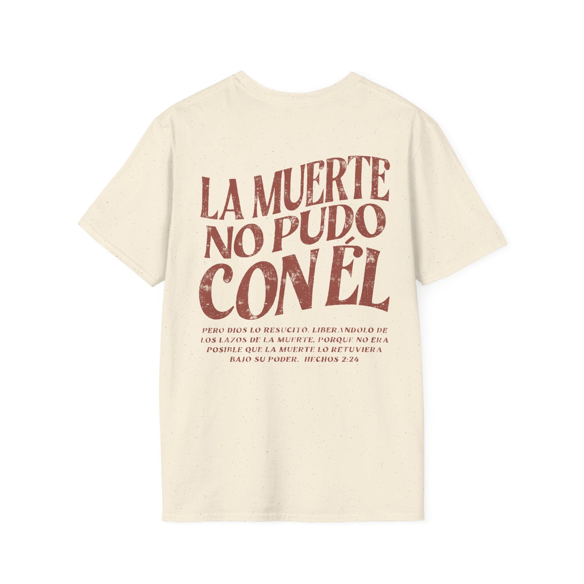 De La Muerte a La Vida Minimalist Christian Faith Spanish T-Shirt
