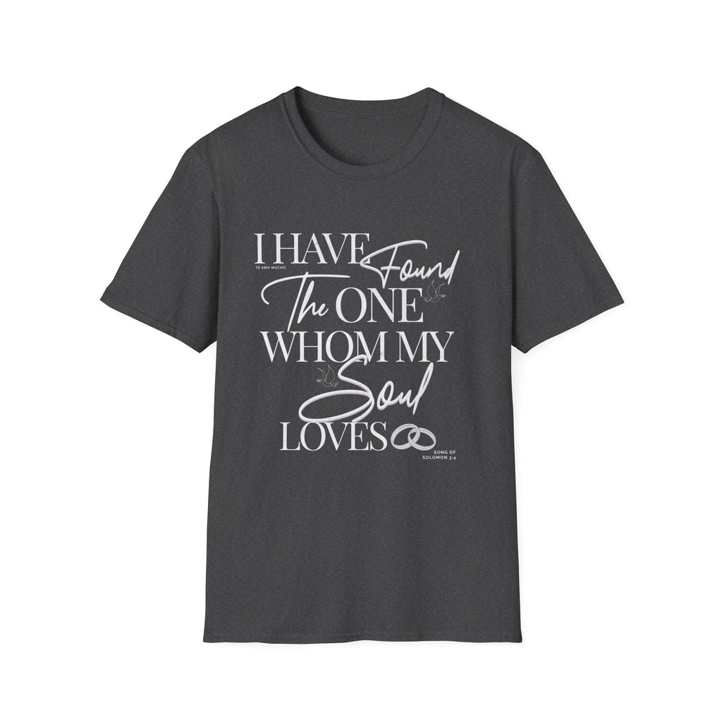 Mens Engagement Found The One Softstyle Christian Couples T-Shirt