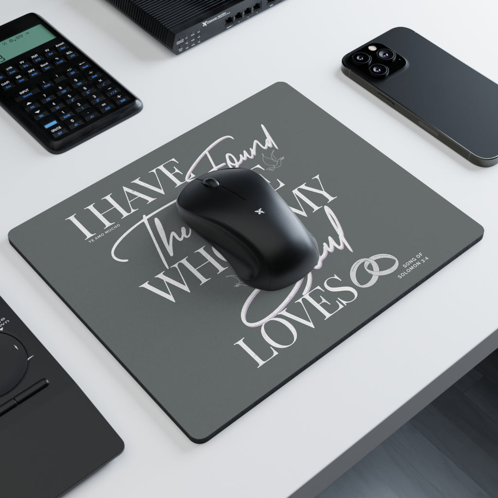 Found The One Mouse Pad for Couples, Desk Decor, Gift for Newlyweds, Office Supplies, Engagement Gift, Soulmate Quote