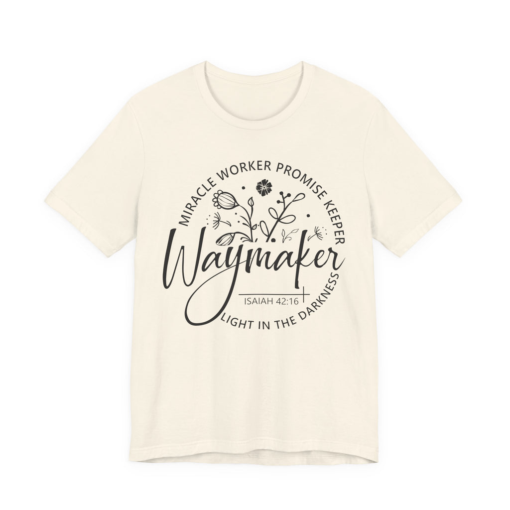 Waymaker Isaiah 42:16 Tee Faith-Based Christian T-Shirt