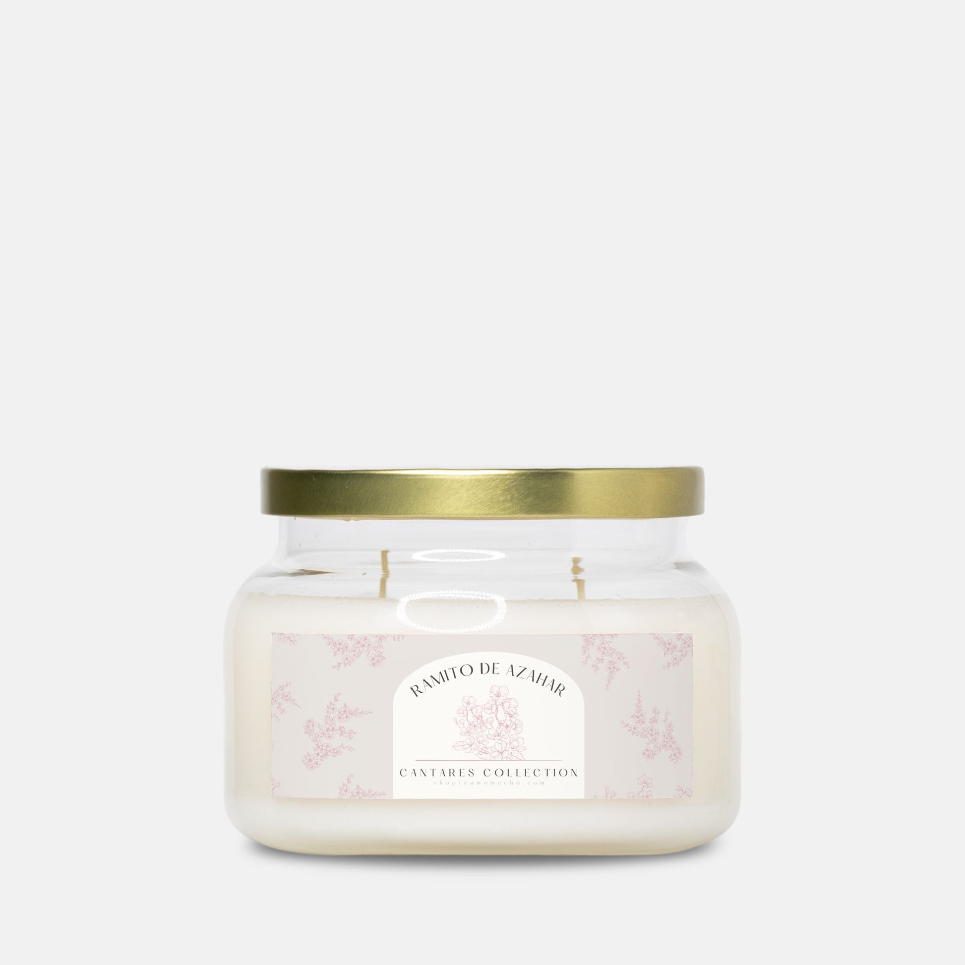 Cantares Collection Ramito de Azahar Candle Apothecary Jar (Double Wick)