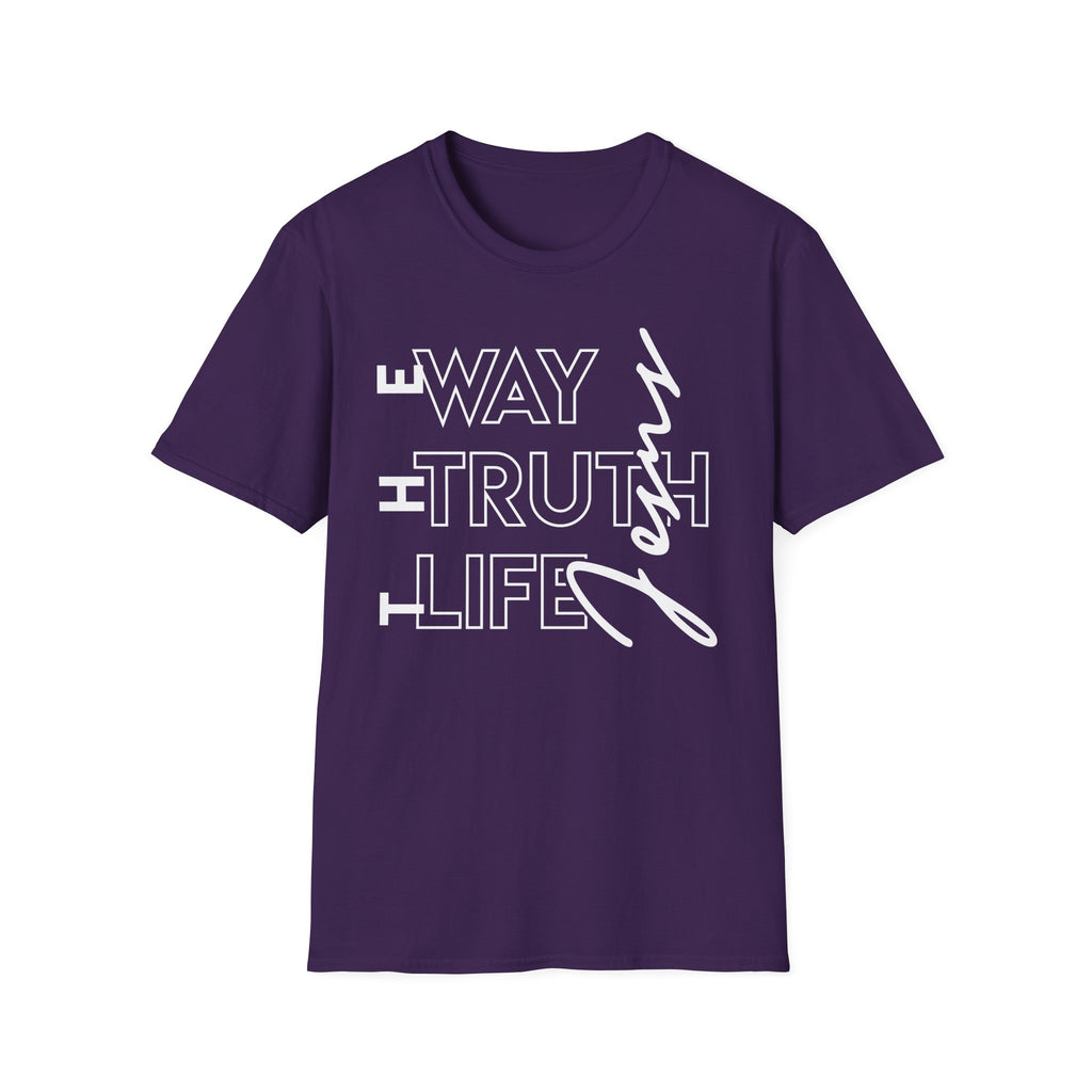 The Way Truth Life Christian Apparel, Gifts for Believers, Spiritual Wear Unisex