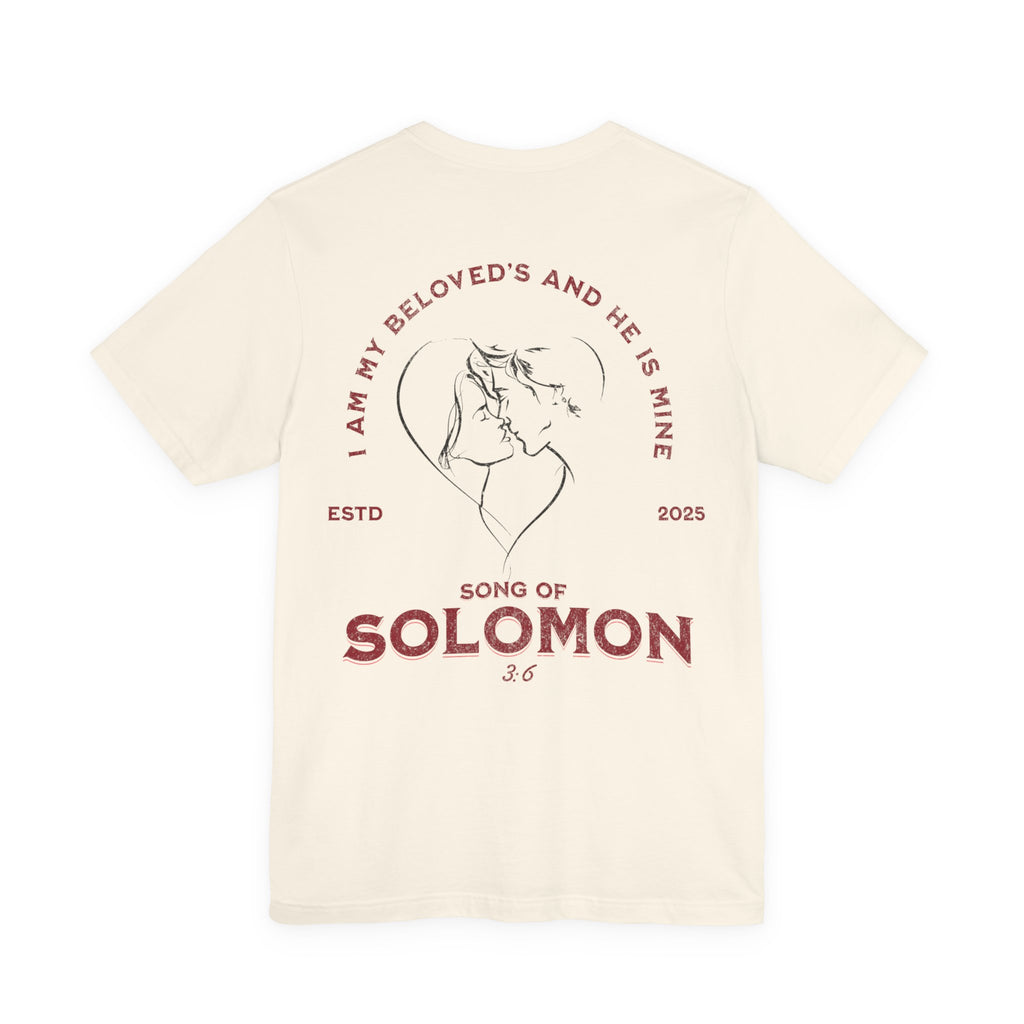 Women's Beloved Ivory Christian Faith  Casual Tee Couple's Matching Apparel