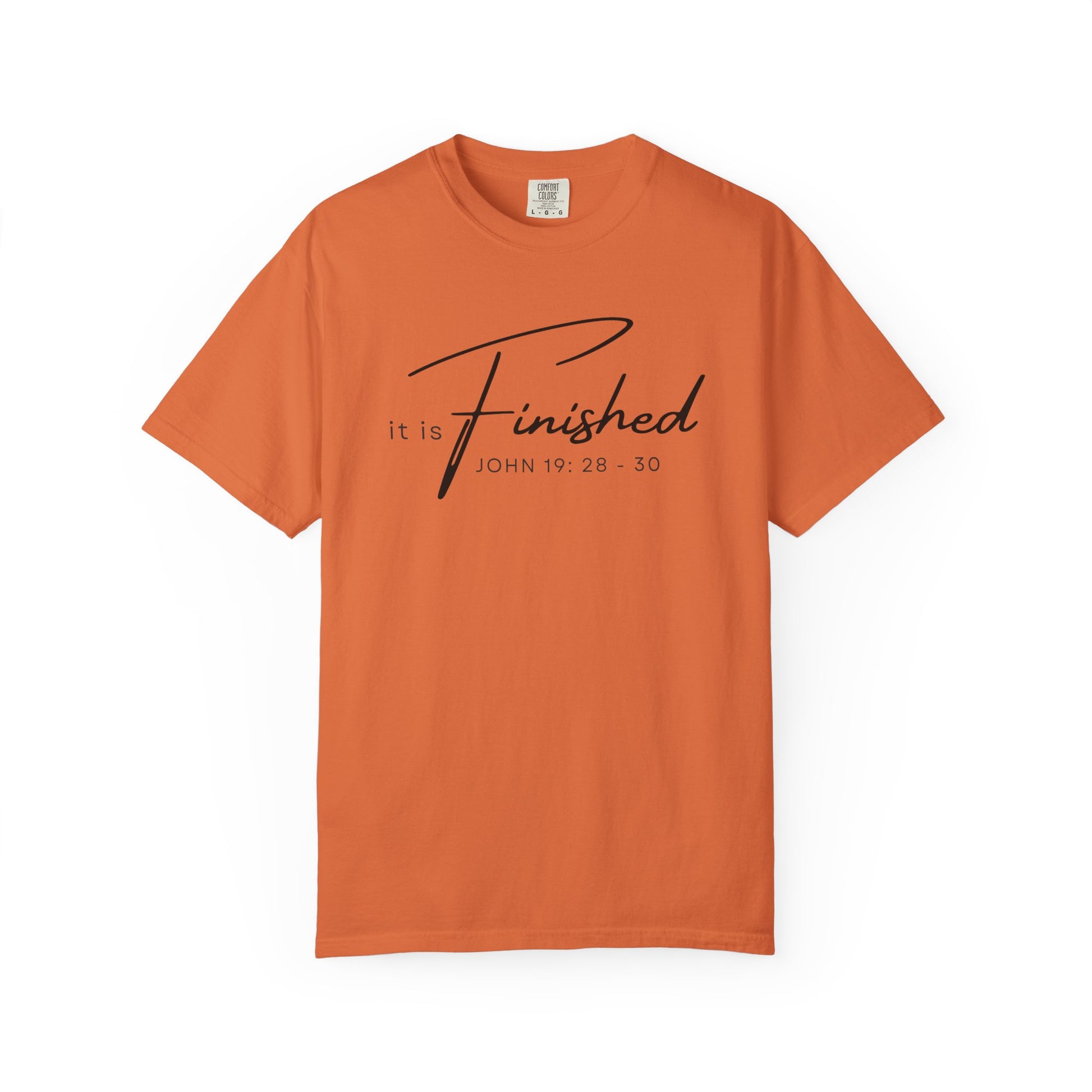 It Is Finished Victory of the Cross Unisex T-Shirt Faith Scripture Apparel